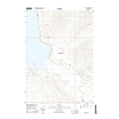 2015 Map of Trail Lake, 2015 Print