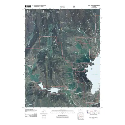 2011 Map of Trail Mountain, 2011 Print