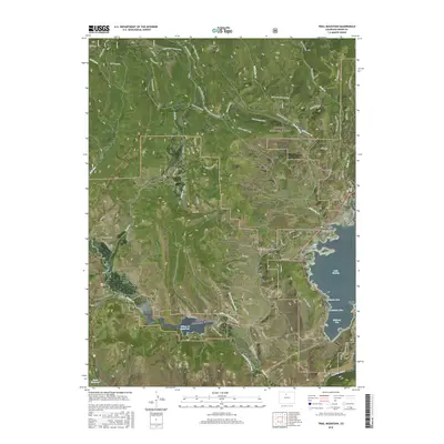 2016 Map of Trail Mountain, 2016 Print