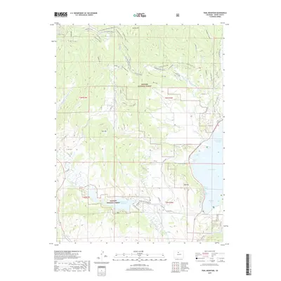 2019 Map of Trail Mountain, 2019 Print