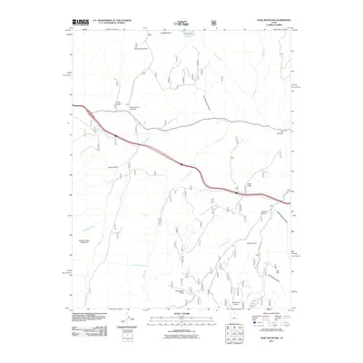 2011 Map of Trail Mountain, 2011 Print