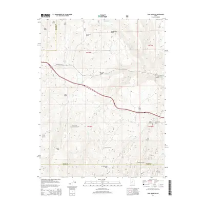 2014 Map of Trail Mountain, 2014 Print
