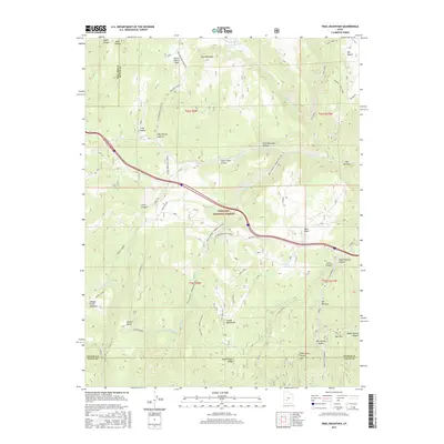 2017 Map of Trail Mountain, 2017 Print