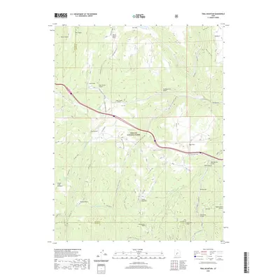2020 Map of Trail Mountain, 2020 Print