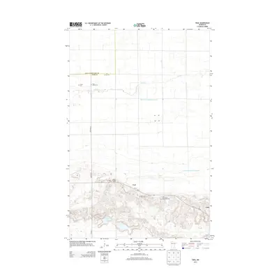 2013 Map of Trail, 2013 Print