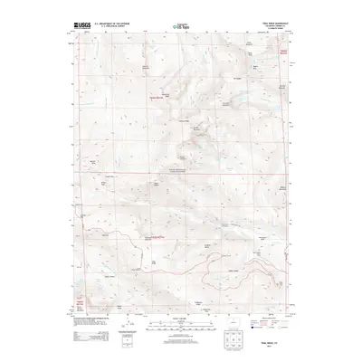 2013 Map of Trail Ridge, 2013 Print