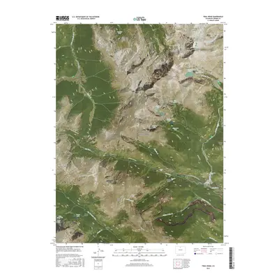 2016 Map of Trail Ridge, 2016 Print