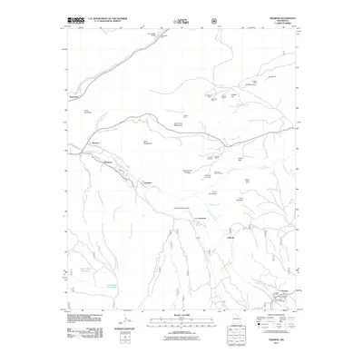 2011 Map of Trampas, 2011 Print