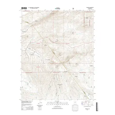 2013 Map of Trampas, 2013 Print