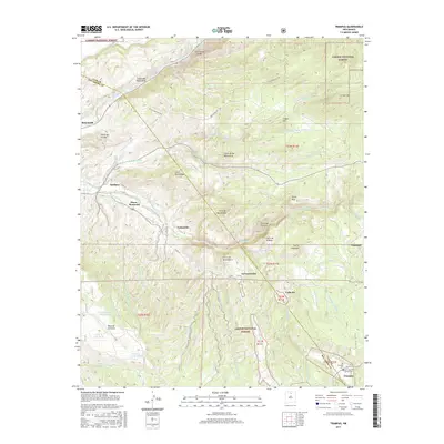 2017 Map of Trampas, 2017 Print