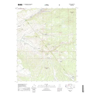 2020 Map of Trampas, 2020 Print