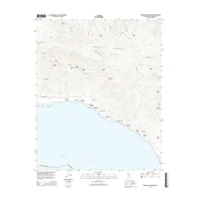 2015 Map of Tranquillon Mountain, 2015 Print