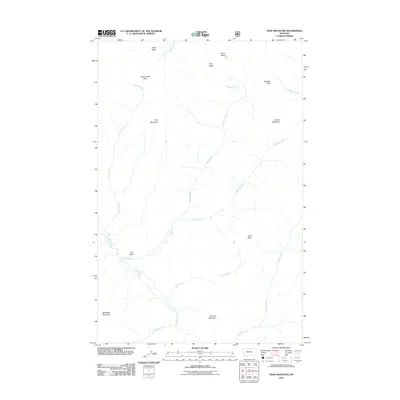 2011 Map of Trap Mountain, 2011 Print