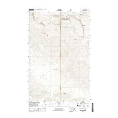 2014 Map of Trap Mountain, 2014 Print