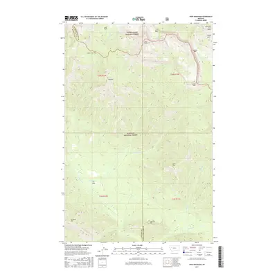 2017 Map of Trap Mountain, 2017 Print