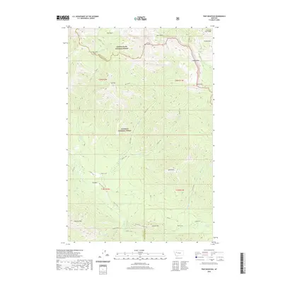 2020 Map of Trap Mountain, 2020 Print
