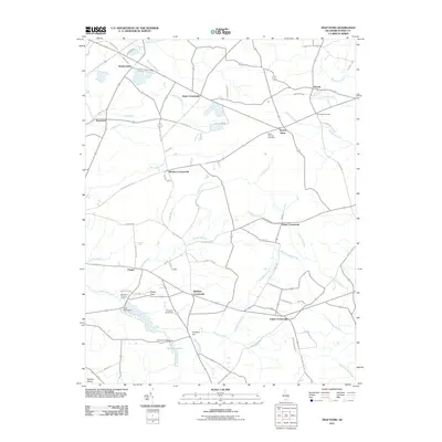 2011 Map of Trap Pond, 2011 Print