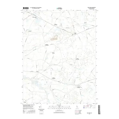 2016 Map of Trap Pond, 2016 Print