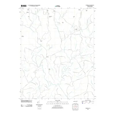 2010 Map of Traphill, 2010 Print