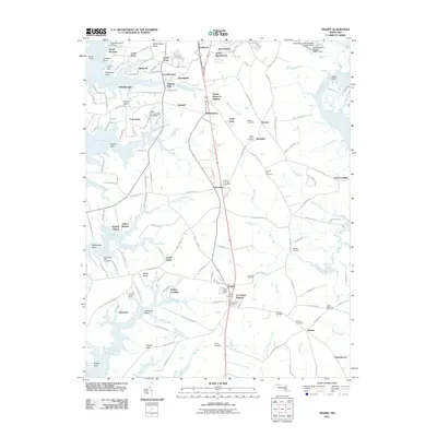2011 Map of Trappe, 2011 Print