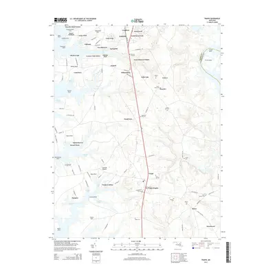 2014 Map of Trappe, 2014 Print