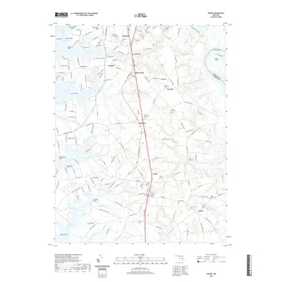 2019 Map of Trappe, 2019 Print