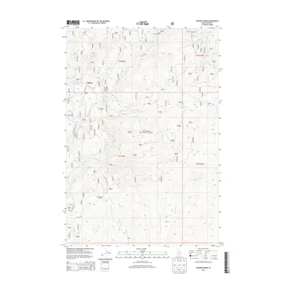 2013 Map of Trapper Creek, 2013 Print