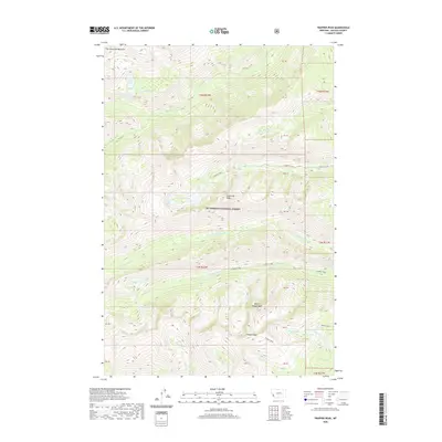 2020 Map of Trapper Peak, 2020 Print