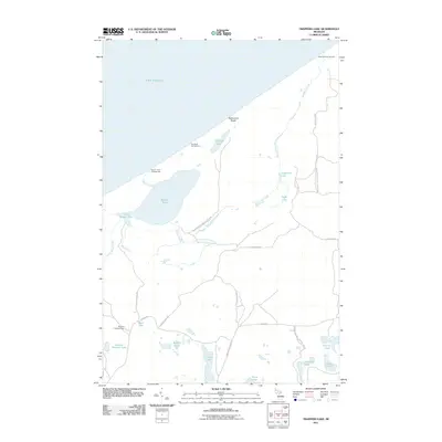 2011 Map of Trappers Lake, 2011 Print