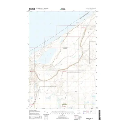 2014 Map of Trappers Lake, 2014 Print