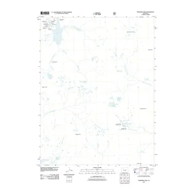 2011 Map of Trappers Lake, 2011 Print
