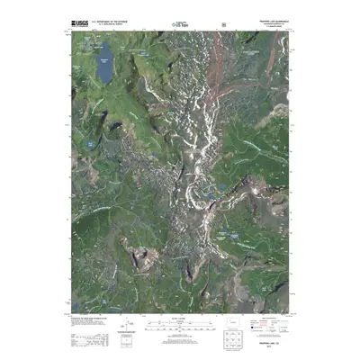 2013 Map of Trappers Lake, 2013 Print