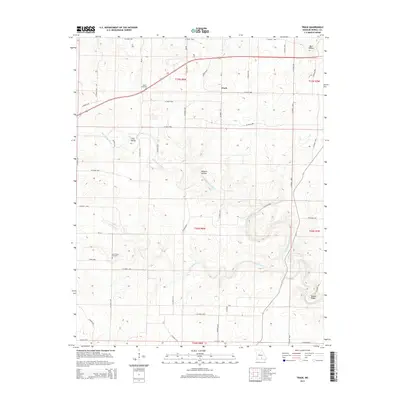 2015 Map of Trask, 2015 Print