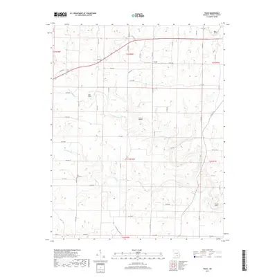 2017 Map of Trask, 2017 Print
