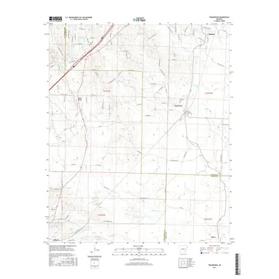 2017 Map of Traskwood, 2017 Print