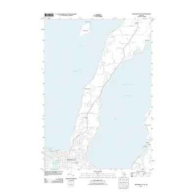 2011 Map of Traverse City SE, 2011 Print