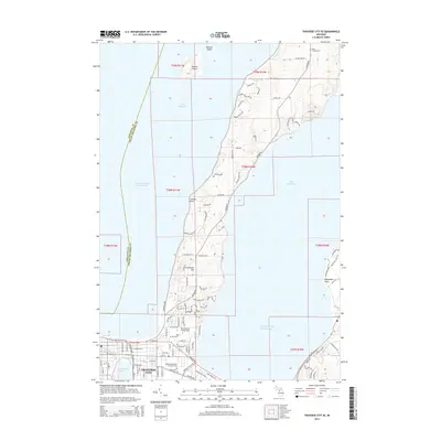 2014 Map of Traverse City SE, 2014 Print