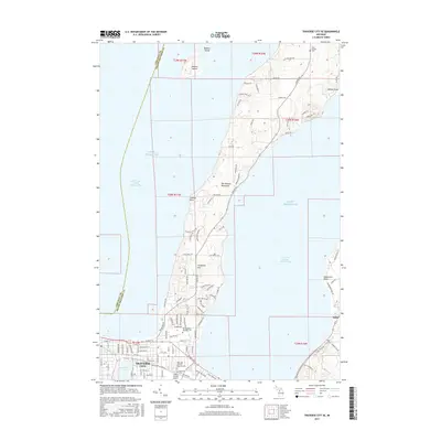 2017 Map of Traverse City SE, 2017 Print