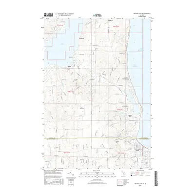 2017 Map of Traverse City SW, 2017 Print