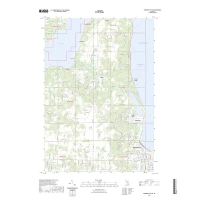 2023 Map of Traverse City SW, 2023 Print