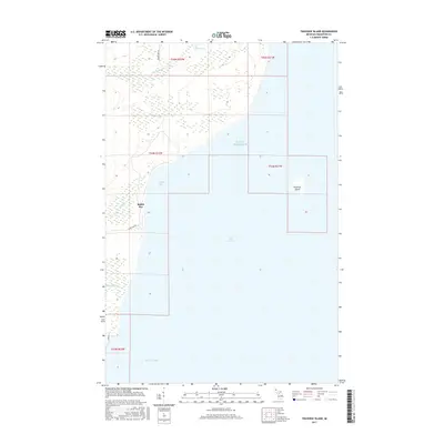 2017 Map of Traverse Island, 2017 Print