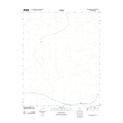 2011 Map of Travertine Rapids, 2011 Print