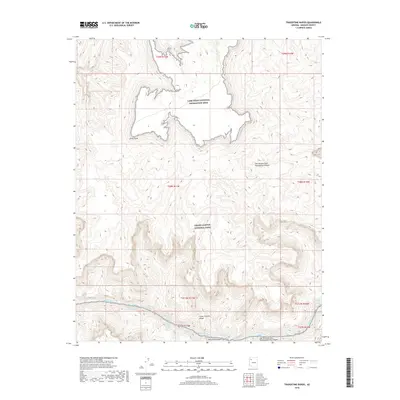 2018 Map of Travertine Rapids, 2018 Print