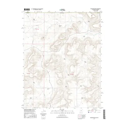 2017 Map of Travesser Park, 2017 Print
