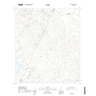 2019 Map of Travis Peak, 2019 Print