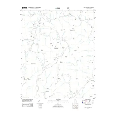 2011 Map of Tray Mountain, 2011 Print