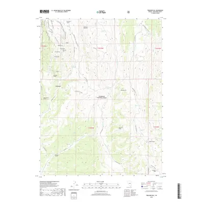 2018 Map of Treasure Hill, 2018 Print