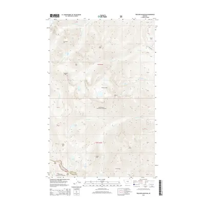 2014 Map of Treasure Mountain, 2014 Print