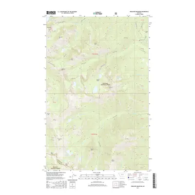 2017 Map of Treasure Mountain, 2017 Print