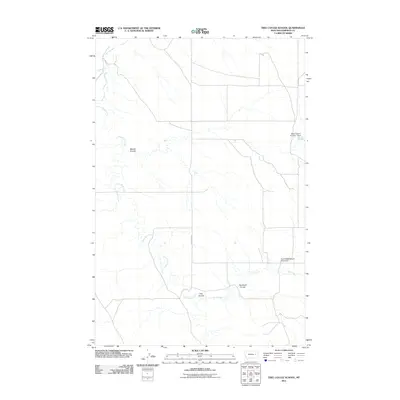 2011 Map of Tree Coulee School, 2011 Print